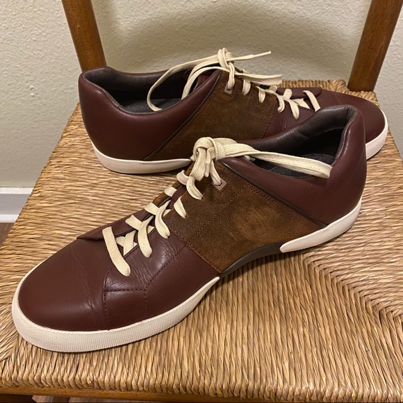 Tsubo Aratas Men leather sneakers size 11.5 - Picture 2 of 8